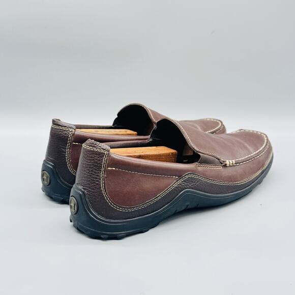 Cole Haan Shoes Mens 10.5 Brown Leather Slip On Moc Toe Loafers Casual Comfort main image 6